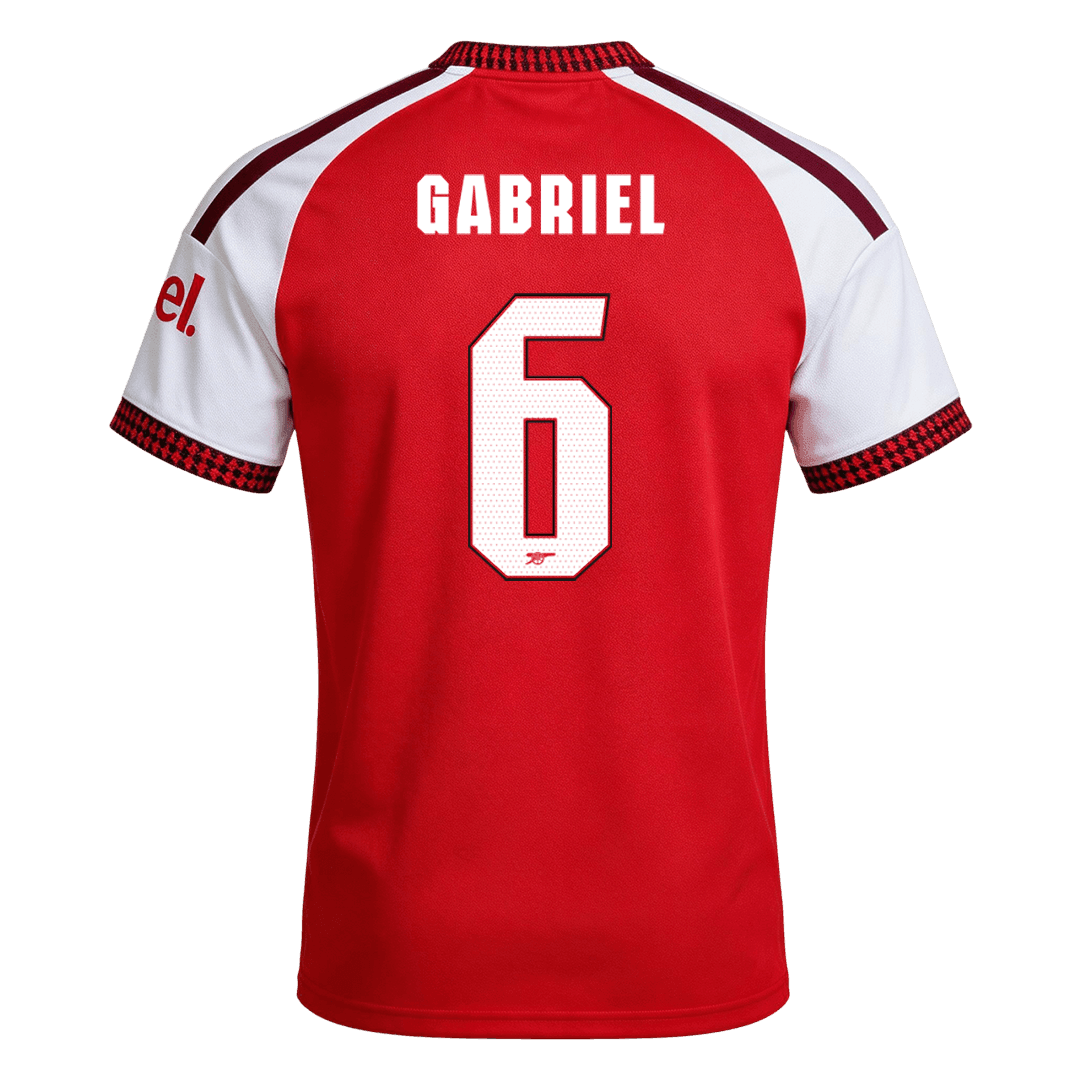 GABRIEL #6 Arsenal Domicile Maillot 2026/27 Rouge - UCL