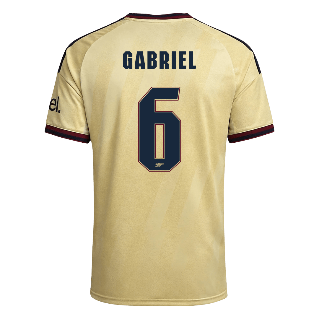 GABRIEL #6 Arsenal Third Maillot 2026/27 Jaune Joueur - UCL