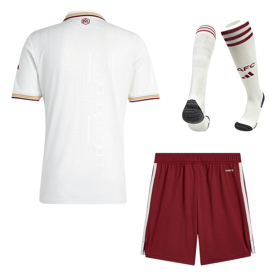 Arsenal Third Maillot Kit 2025/26 Blanc