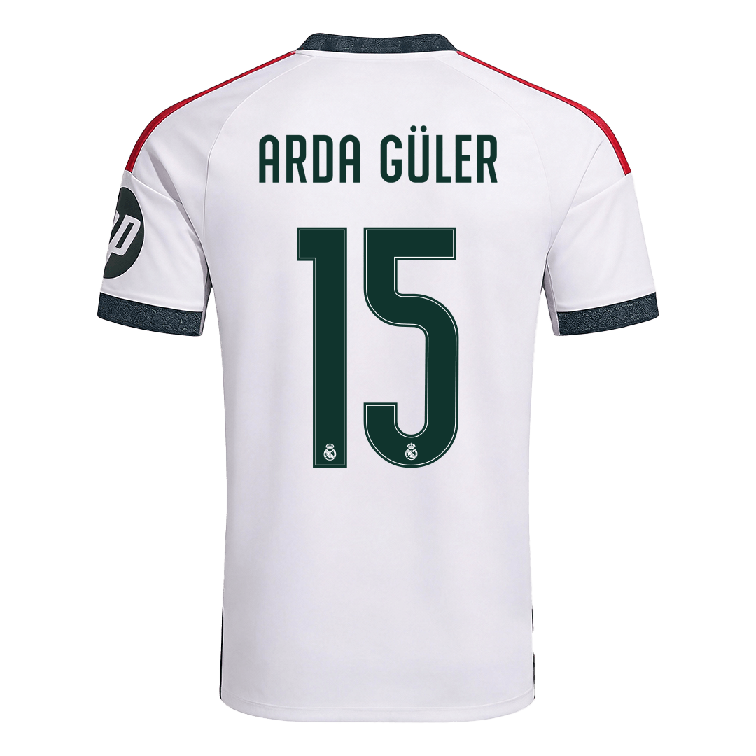 ARDA GÜLER #15 Real Madrid Domicile Maillot 2026/27 Blanc - Super