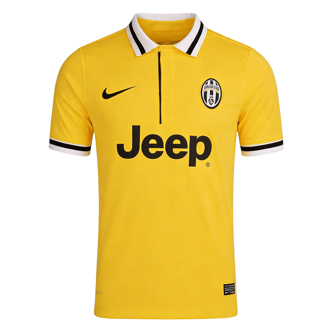 Retro PIRLO #21 Juventus Uitshirt 2013/14 Geel