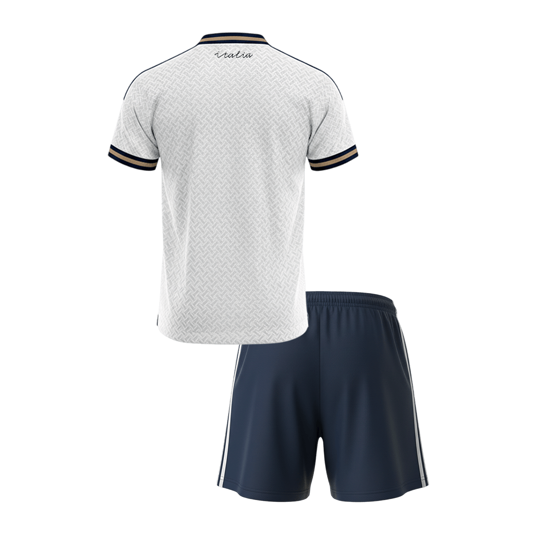 Italië Uit Tenue Kit - Wereldkampioenschap 2026 Kinderen Wit
