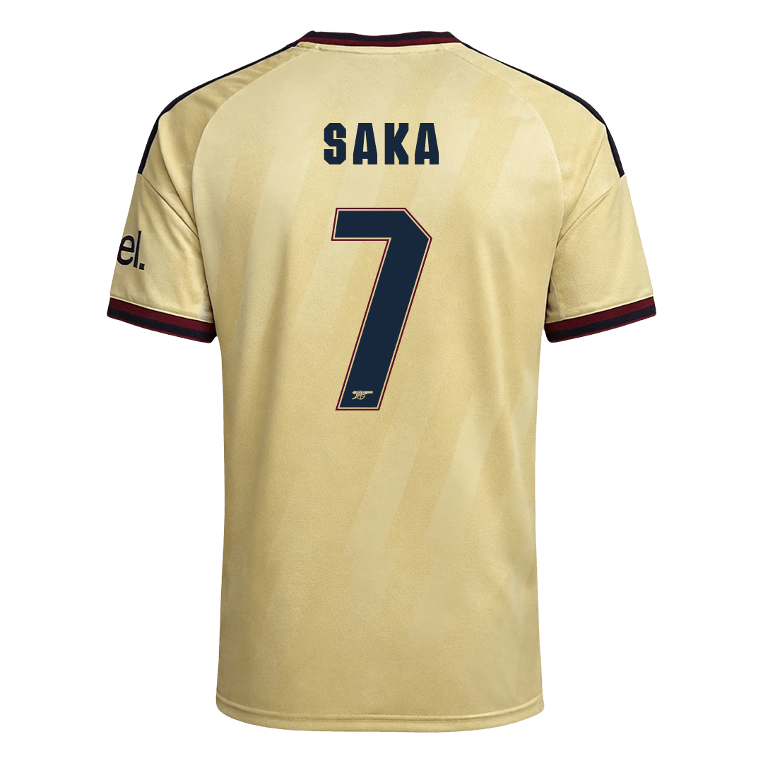 SAKA #7 Arsenal Third Maillot 2026/27 Jaune Joueur - UCL