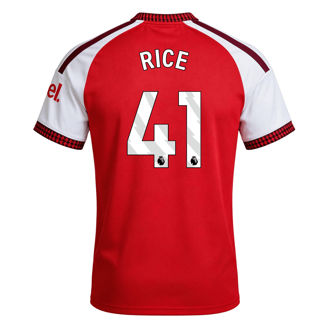 RICE #41 Arsenal Domicile Maillot 2026/27 Rouge