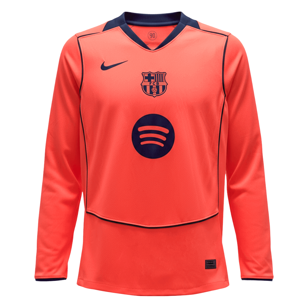 Barcelone Maillot Manches Longues 2025/26 Orange
