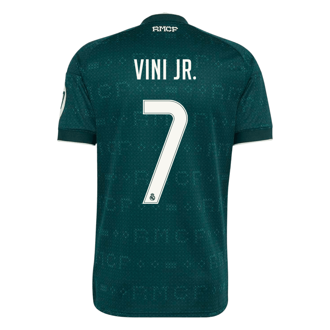 VINI JR. #7 Real Madrid Extérieur Maillot 2026/27 Vert