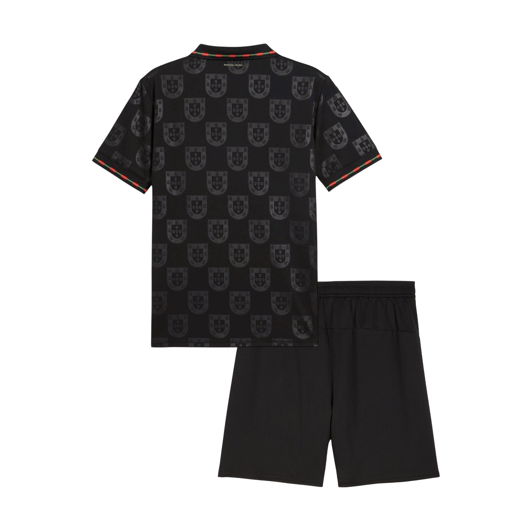 Portugal Maillot Kit Coupe du Monde 2026 Junior Noir