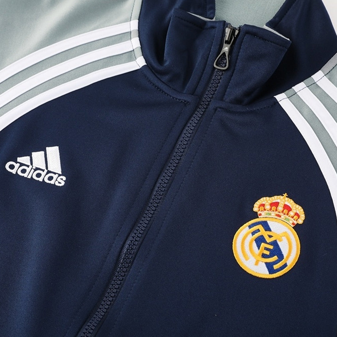 Real Madrid Voetbaljack Kit 2025/26 Marineblauw