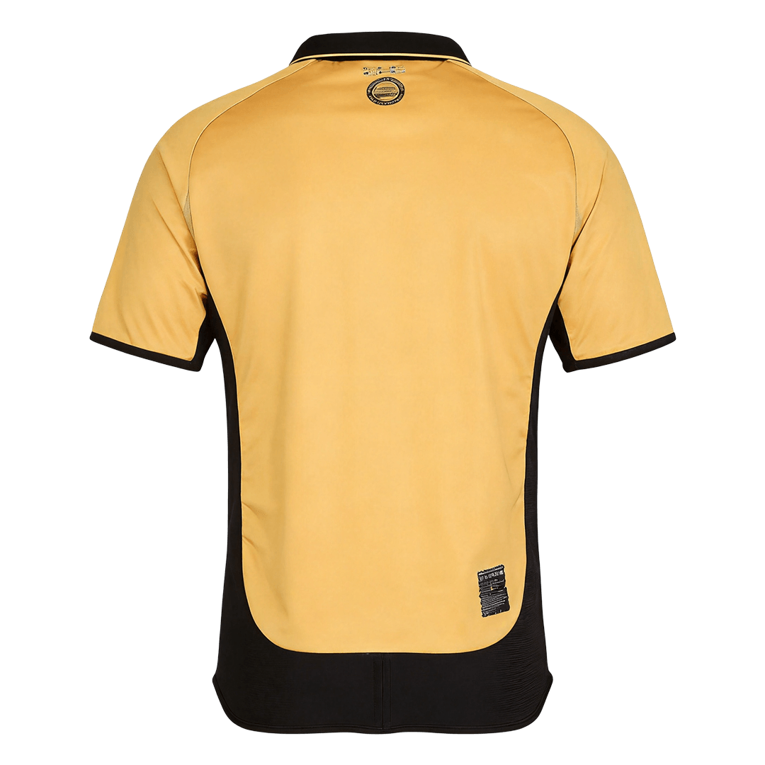 Retro Manchester United Uitshirt 2001/02 Wit & Goud
