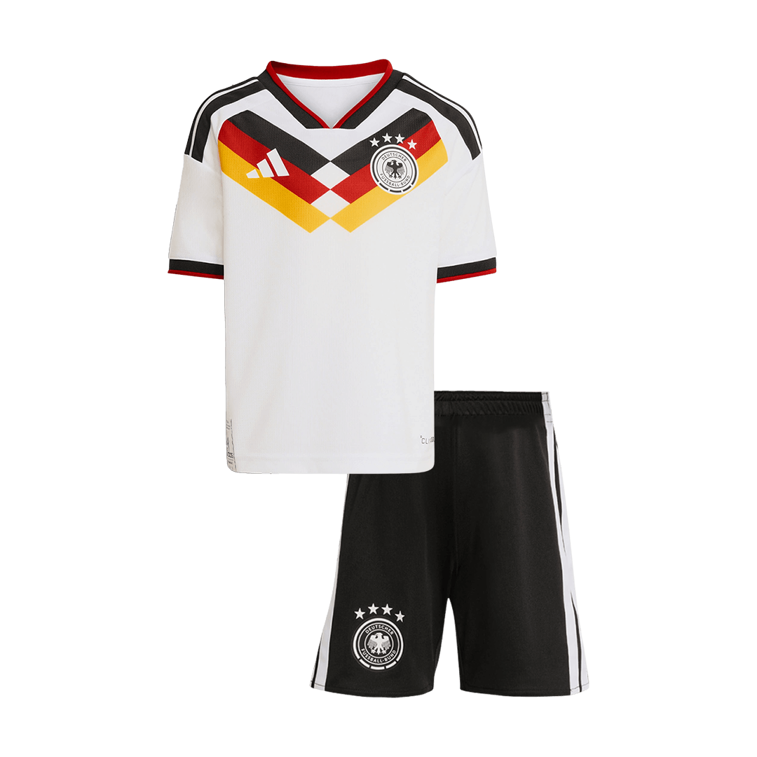 Allemagne Domicile Maillot Kit Coupe du Monde 2026 Junior Blanc