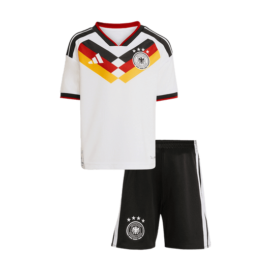 Vente Flash Allemagne Domicile Maillot Kit Coupe du Monde 2026 Enfant Blanc