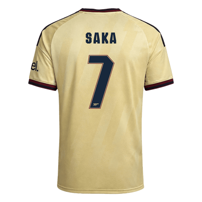 SAKA #7 Arsenal Third Maillot 2026/27 Jaune - UCL