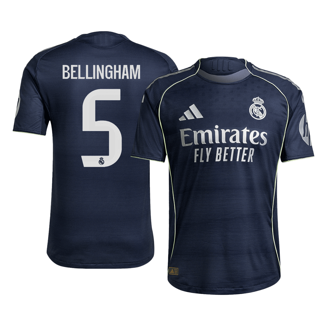 BELLINGHAM #5 Real Madrid Uit Thuisshirt 2025/26 Authentiek