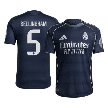 BELLINGHAM #5 Real Madrid Uit Thuisshirt 2025/26 Authentiek