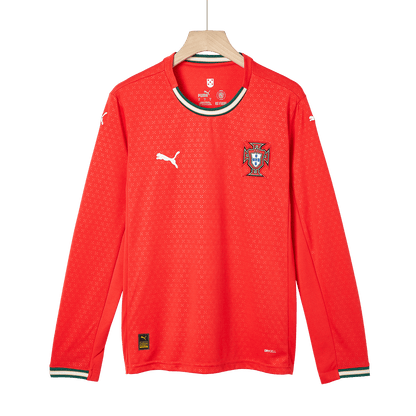 RONALDO #7 Portugal Thuisshirt Lange Mouwen 2025