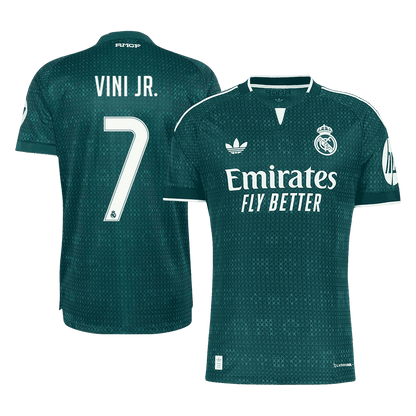VINI JR. #7 Real Madrid Extérieur Maillot 2026/27 Vert Joueur