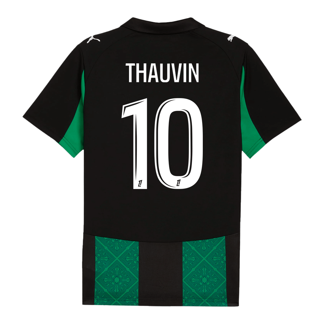 THAUVIN #10 RC Lens Extérieur Maillot 2025/26 Vert&noir