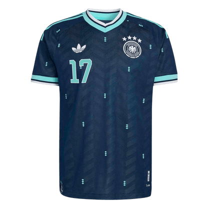 WIRTZ #17 Duitsland Uitshirt - Wereldkampioenschap 2026 Marineblauw Speler