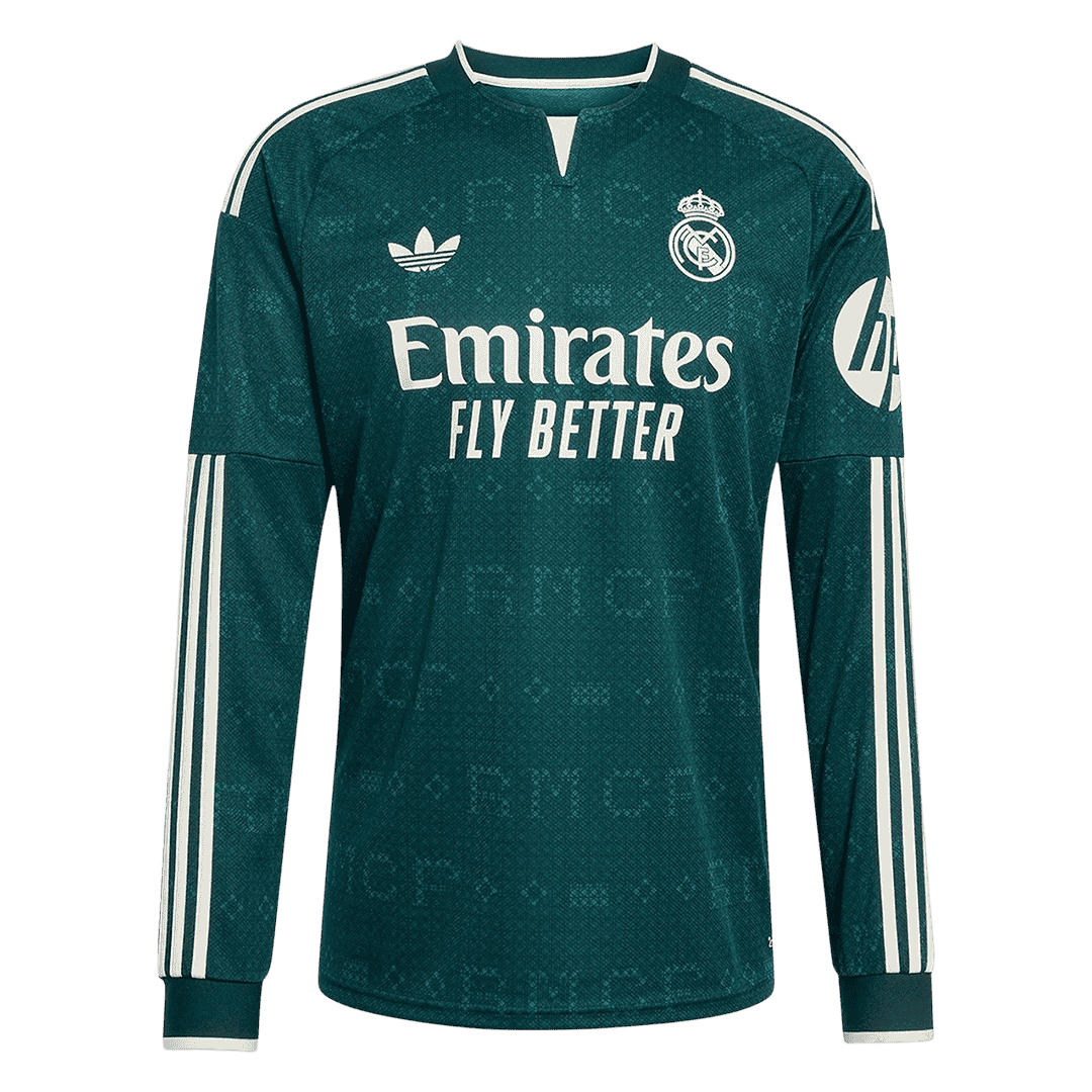 Real Madrid Extérieur Maillot Manches Longues 2026/27 Vert
