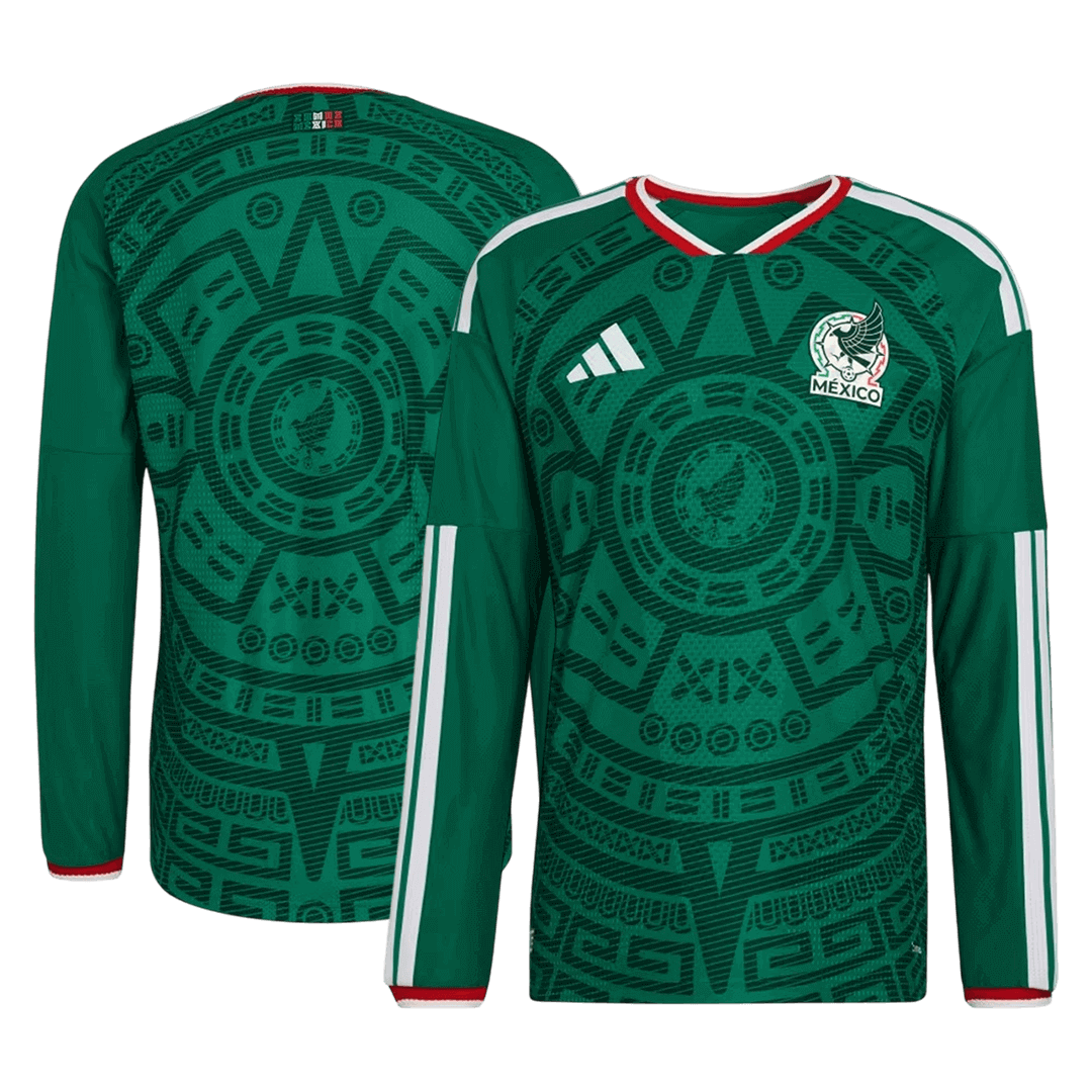 Mexique Domicile Maillot Manches Longues - Coupe du Monde 2026 Vert