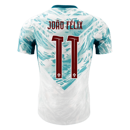 JOÃO FÉLIX #11 Portugal Extérieur Maillot - Coupe du Monde 2026 White&Green Joueur