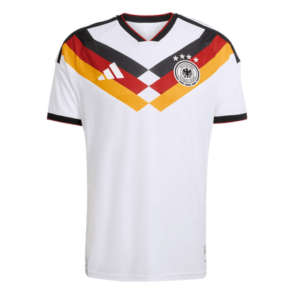 Duitsland Thuisshirt Wereldkampioenschap 2026 Wit Speler Grote Maat