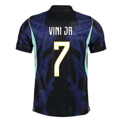VINI JR. #7 Brésil Extérieur Maillot - Coupe du Monde 2026 Bleu marine Joueur