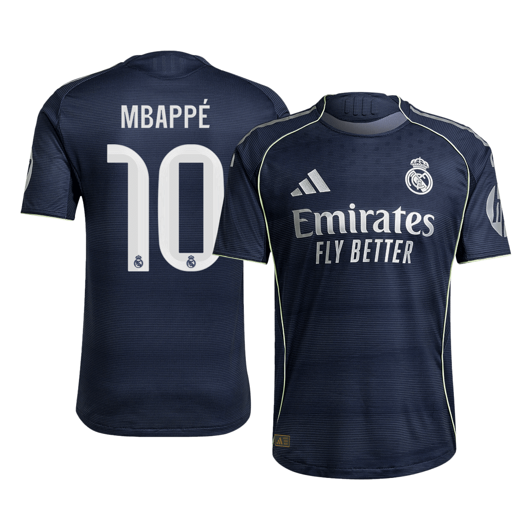 MBAPPÉ #10 Real Madrid Uit Thuisshirt 2025/26 Authentiek