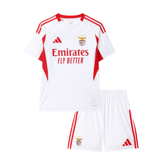 Lisbonne Third Maillot Kit 2025/26 Enfant Blanc