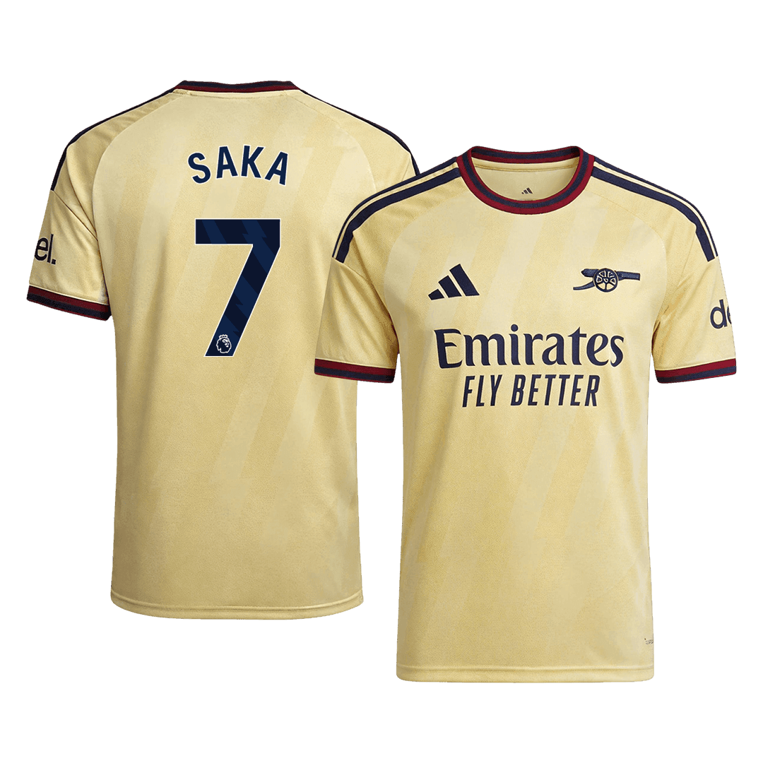 SAKA #7 Arsenal Third Maillot 2026/27 Jaune