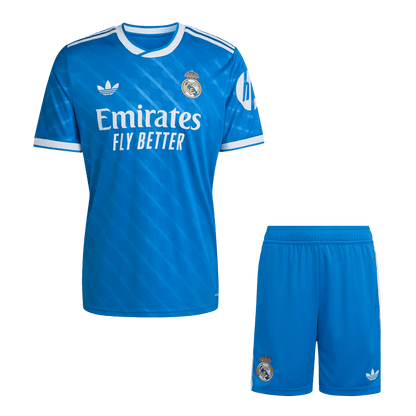 Real Madrid Third Maillot Kit 2025/26 Bleu