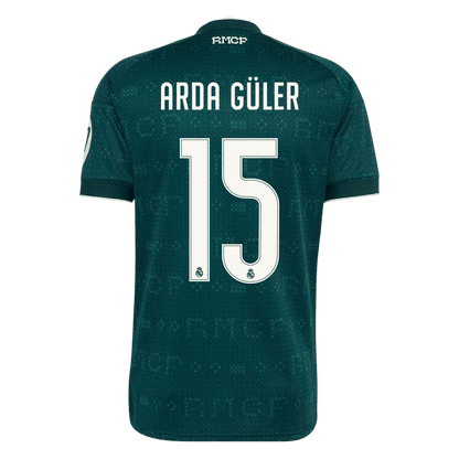 ARDA GÜLER #15 Real Madrid Extérieur Maillot 2026/27 Vert