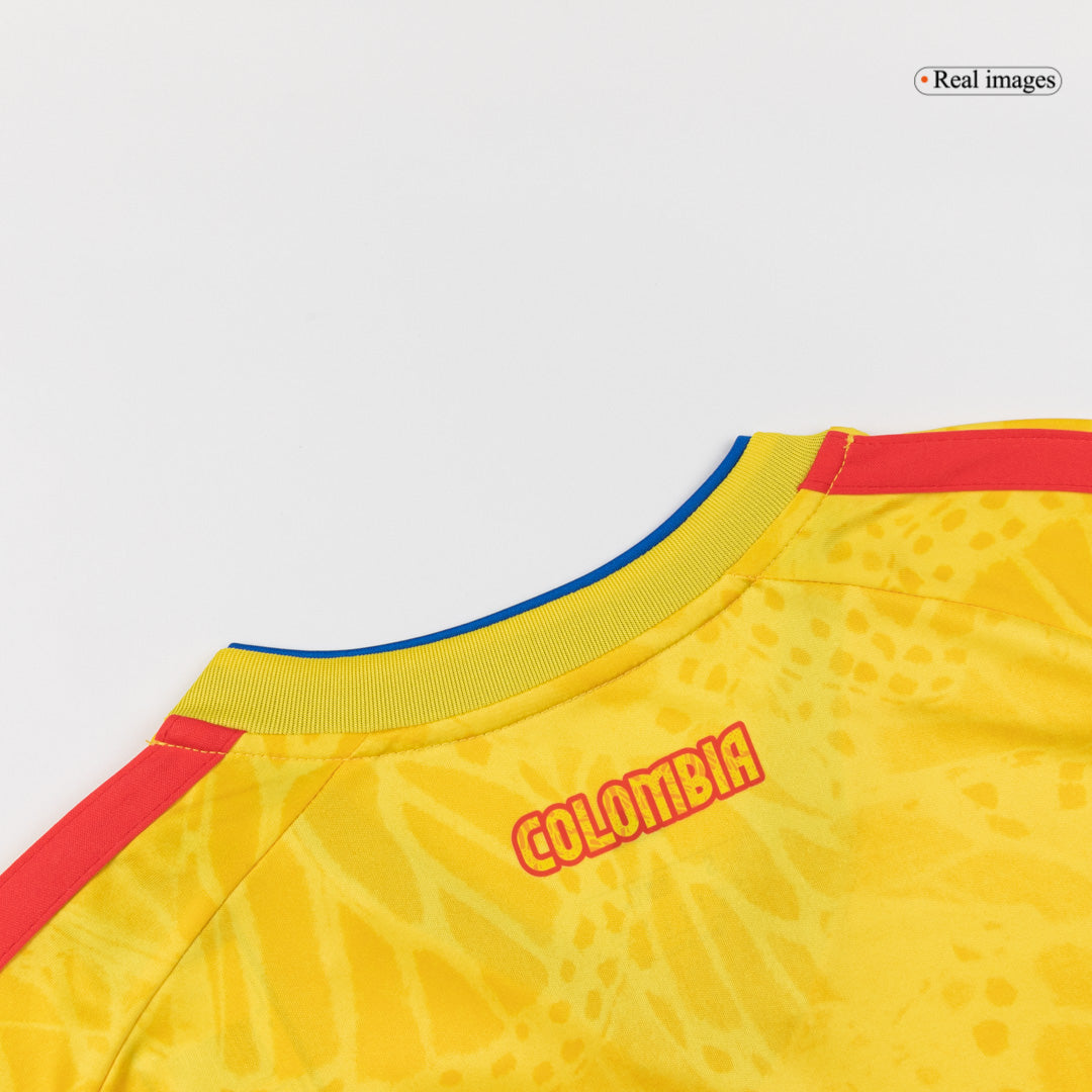 JAMES #10 Colombie Domicile Maillot Coupe du Monde 2026 Jaune