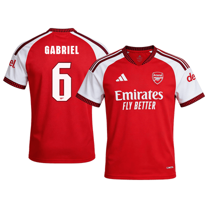 GABRIEL #6 Arsenal Domicile Maillot 2026/27 Rouge - UCL