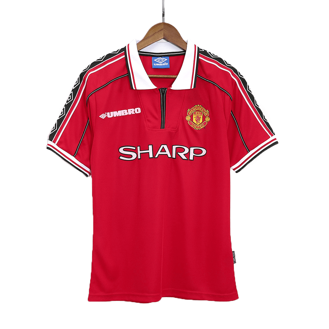 Retro Manchester United Domicile Maillot 98/00
