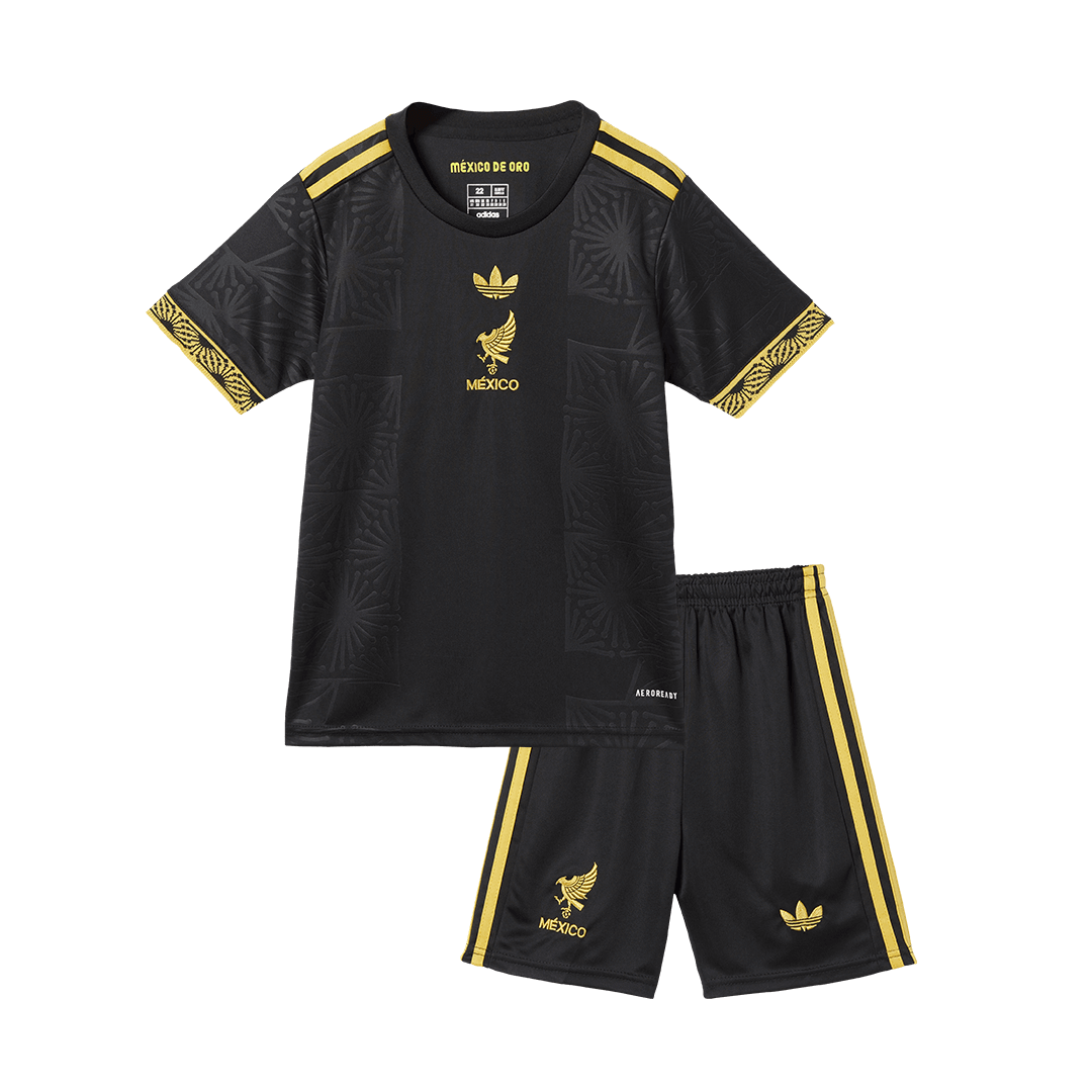 Mexique Third Away Maillot Kit 2025 Junior- Gold Cup