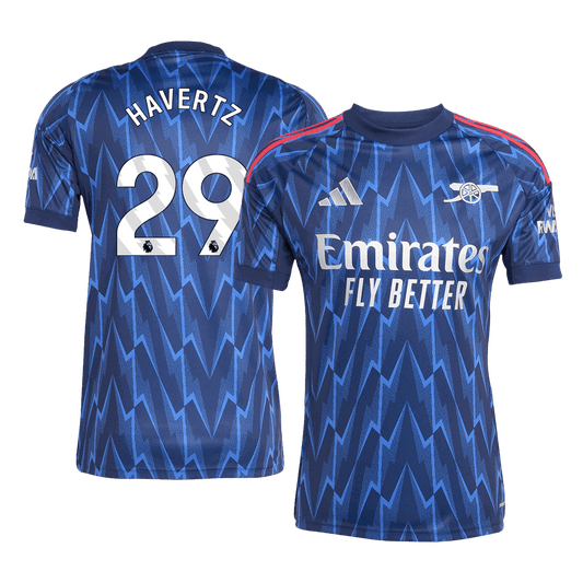 HAVERTZ #29 Arsenal Extérieur Maillot 2025/26 Bleu