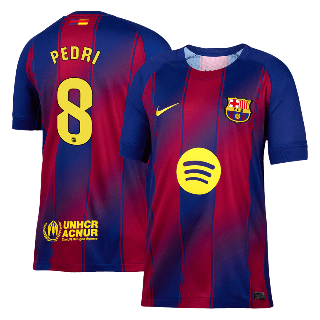 PEDRI #8 Barcelone Domicile Maillot 2025/26