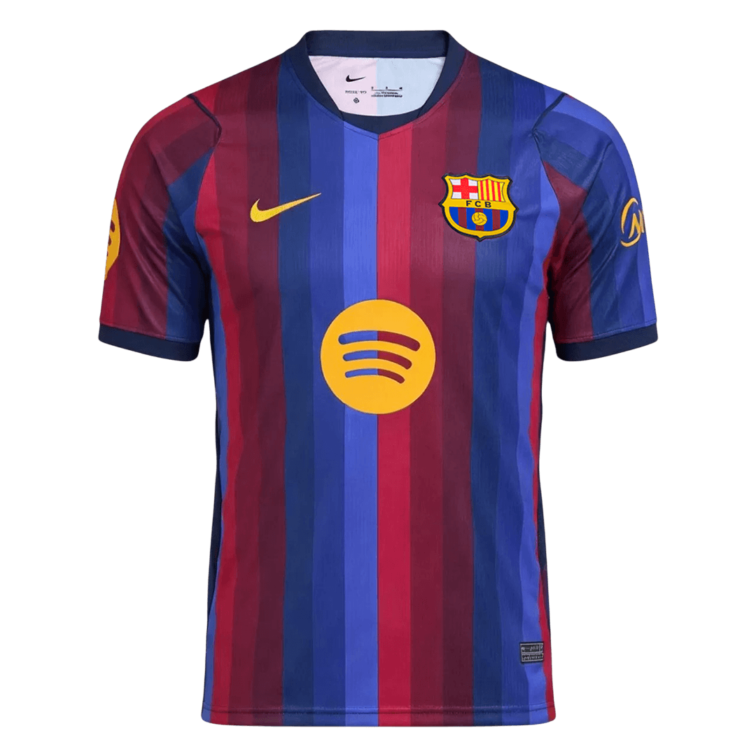 GAVI #6 Barcelone Domicile Maillot 2026/27 Rouge&Bleu Joueur - UCL