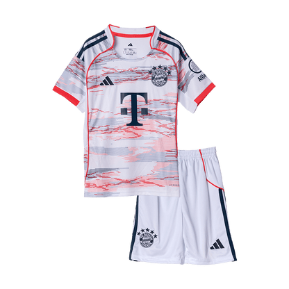 Munich Extérieur Maillot Kit 2025/26 Junior Blanc