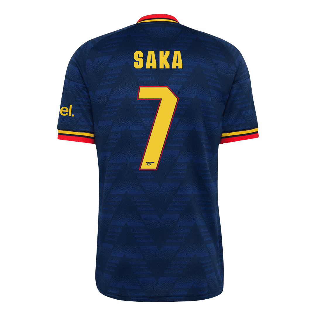 SAKA #7 Arsenal Extérieur Maillot 2026/27 Bleu marine - UCL
