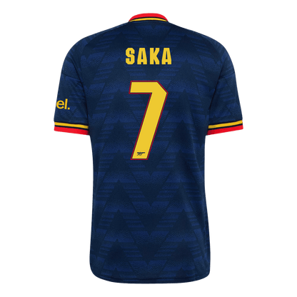 SAKA #7 Arsenal Extérieur Maillot 2026/27 Bleu marine - UCL
