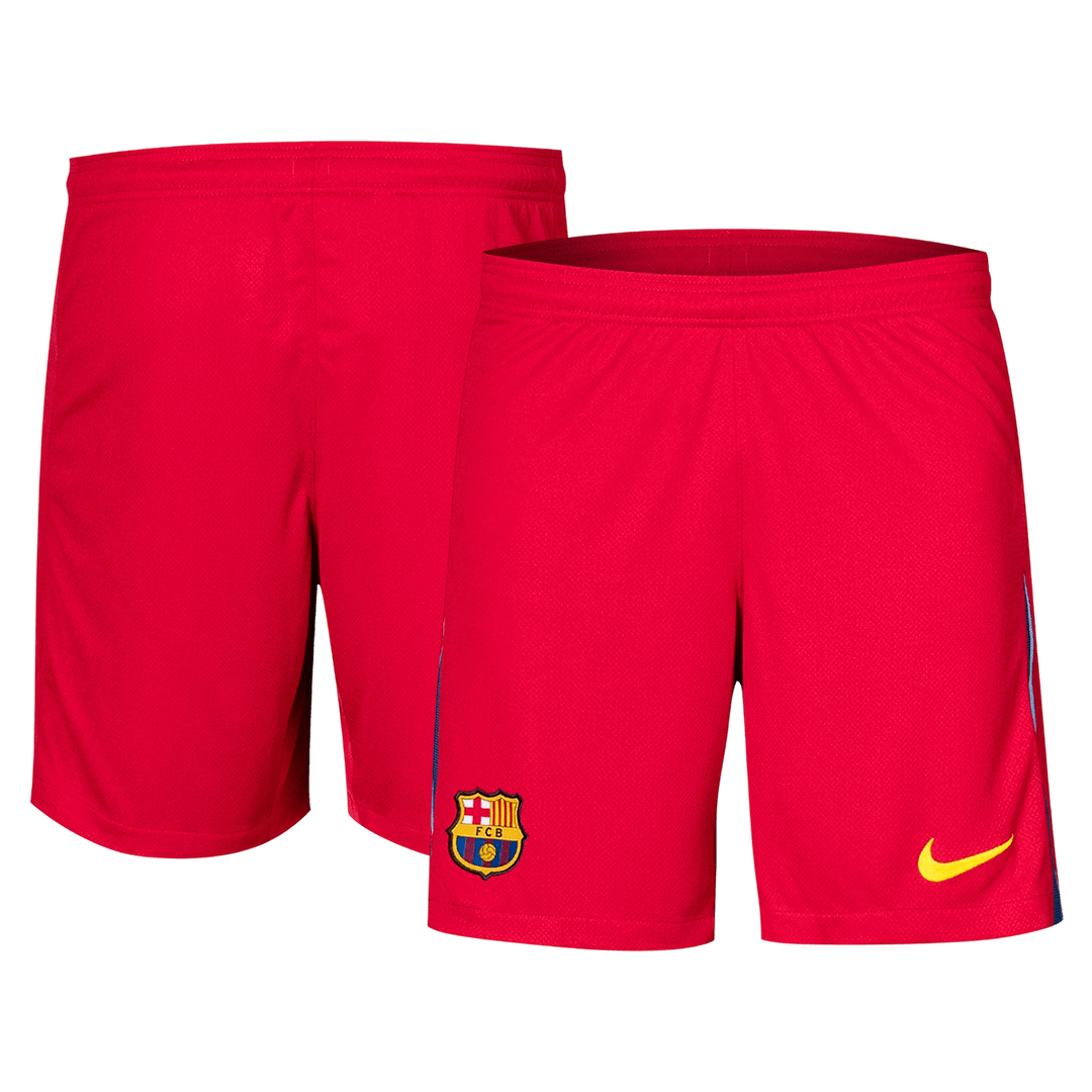 Barcelone Fourth Away Short 2025/26 Rouge