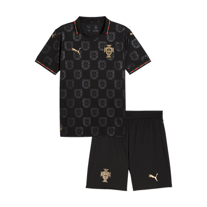Portugal Maillot Kit Coupe du Monde 2026 Junior Noir