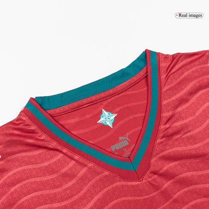 B.FERNANDES #8 Portugal Thuisshirt - WK 2026 Rood Speler