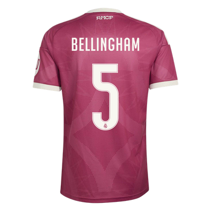 BELLINGHAM #5 Real Madrid Third Maillot 2026/27 Rouge
