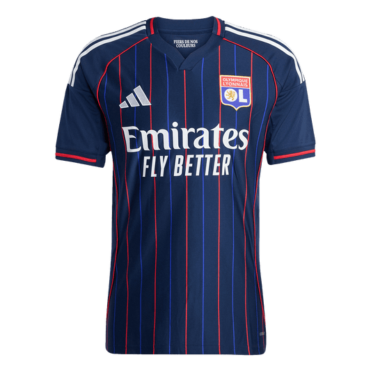Vente Flash Olympique Lyonnais Extérieur Maillot 2025/26 Bleu marine