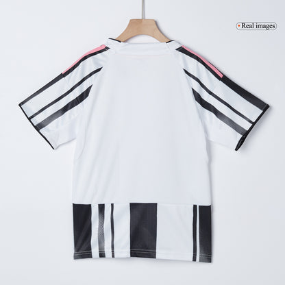 Juventus Thuis Tenue Kit 2025/26 Kind Zwart&Wit