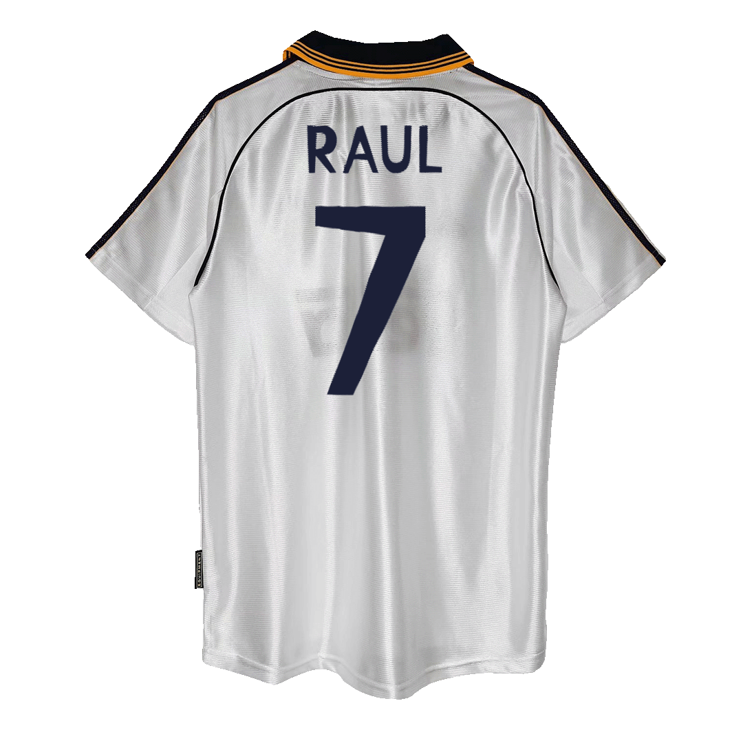 RAUL #7 Retro Real Madrid Domicile Maillot 99/00