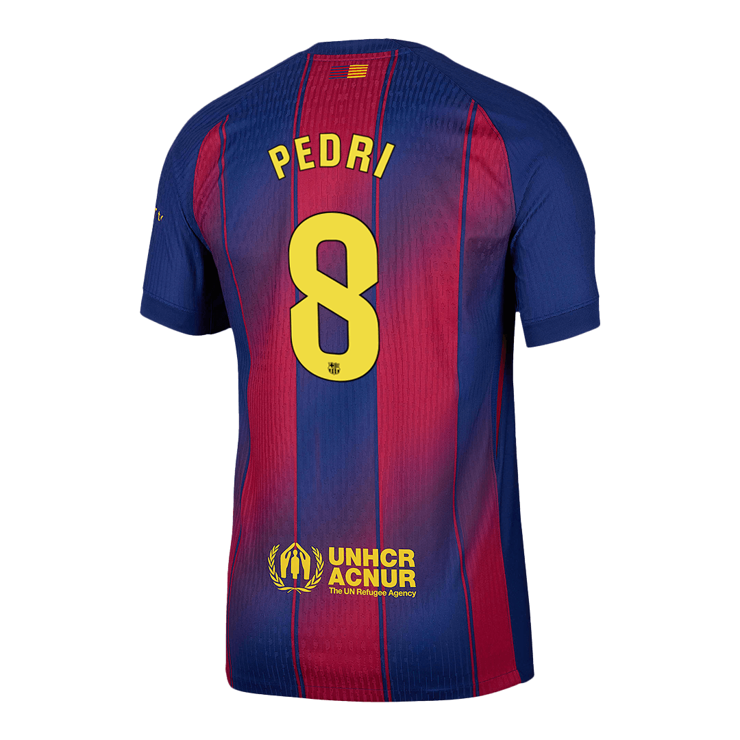 PEDRI #8 Barcelone Domicile Maillot 2025/26 Authentique
